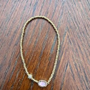Kendra Scott Emilie Stretch Bracelet - Pink Iridescent Opalite